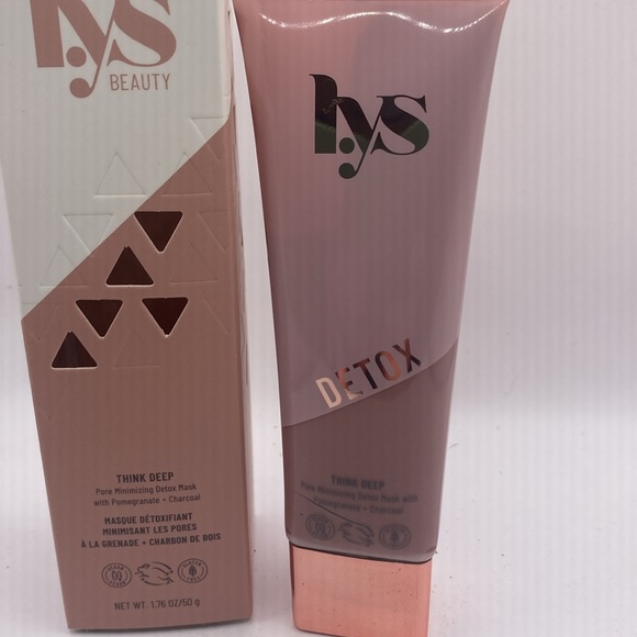 Lys Beauty Think Deep pore minimizing detox mask pomegranate & charcoal 1.76oz - Picture 2 of 6